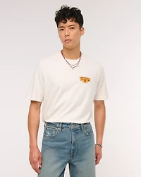 Patches Vintage-Inspired Graphic Tee