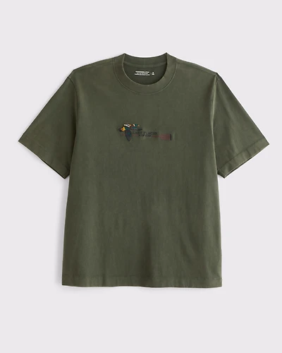 Premium Heavyweight 2.0 Lake Placid Graphic Tee