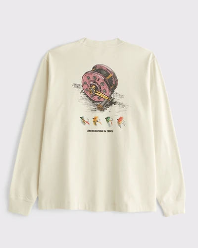 Long-Sleeve Premium Heavyweight 2.0 Graphic Logo Tee