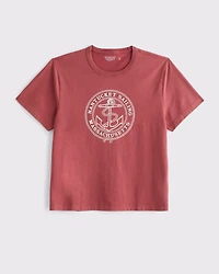 Nautical Classic Polished Cropped Graphic Tee