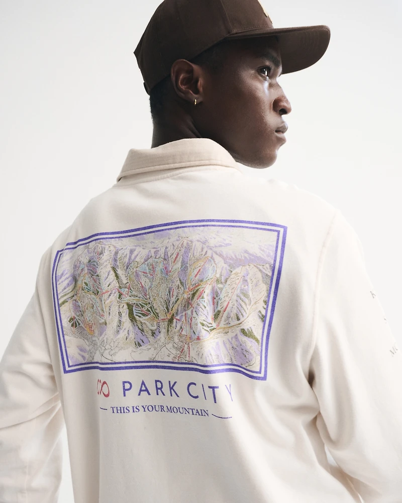 Long-Sleeve Premium Heavyweight 2.0 Park City Graphic Tee