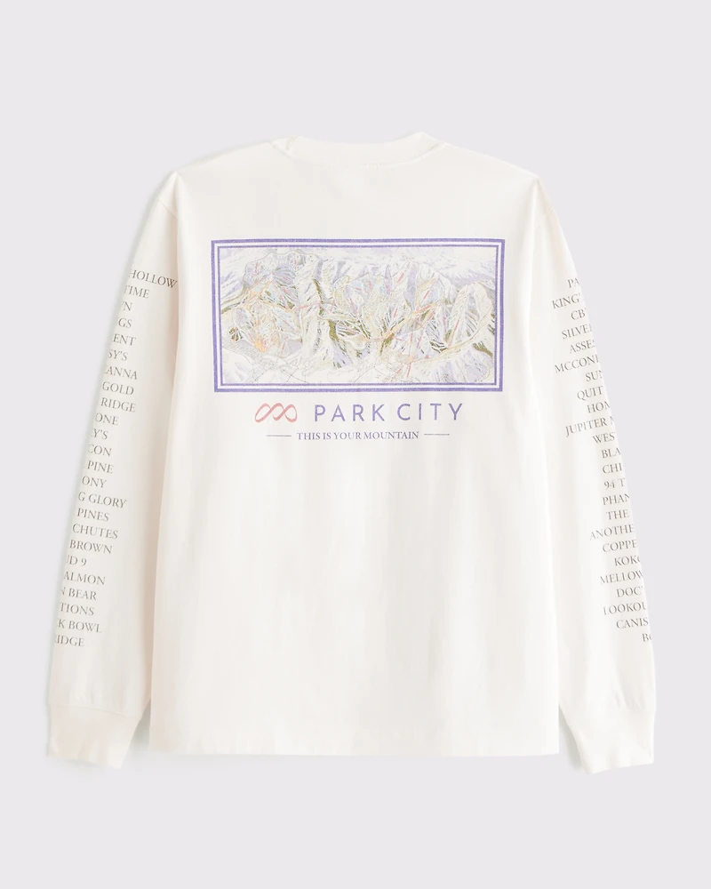 Long-Sleeve Premium Heavyweight 2.0 Park City Graphic Tee