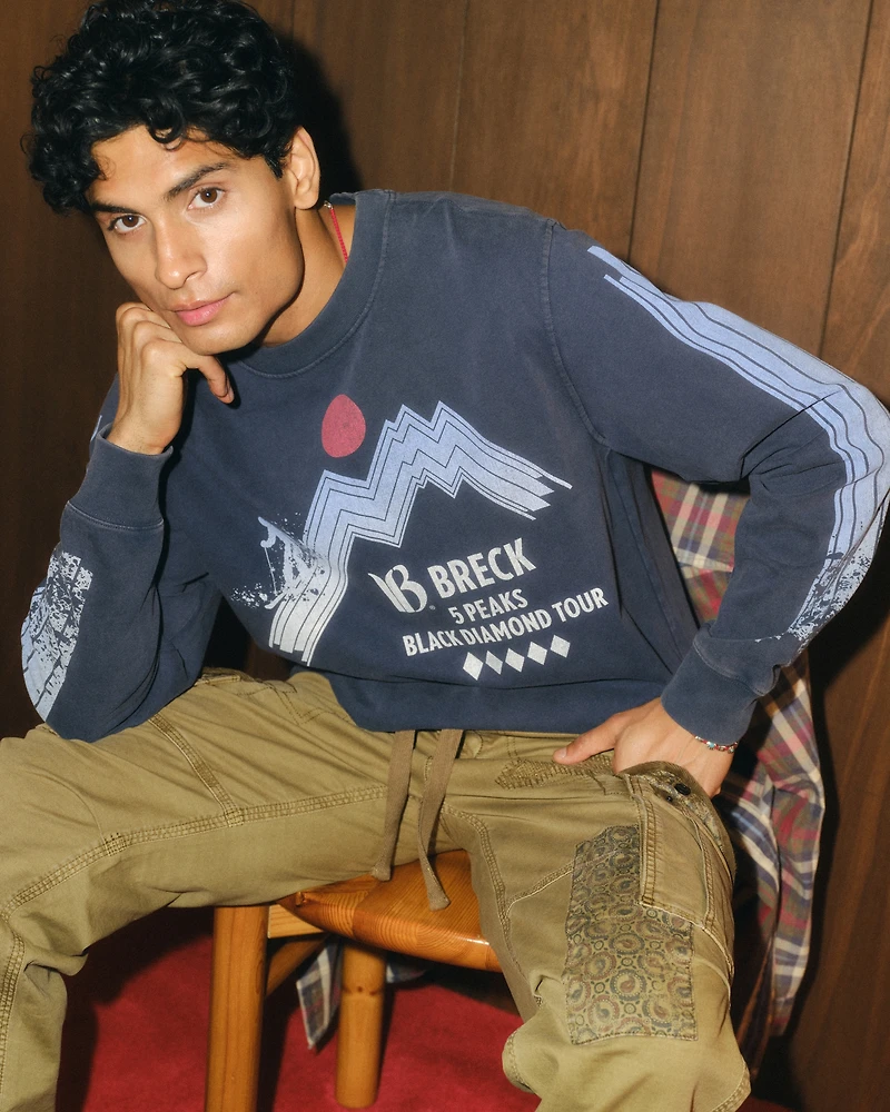 Long-Sleeve Premium Heavyweight 2.0 Breckenridge Graphic Tee