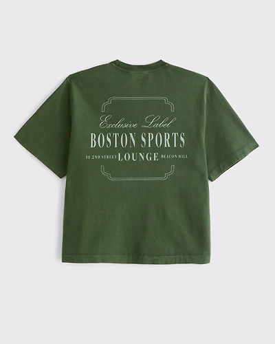 Premium Heavyweight Cropped Graphic Tee