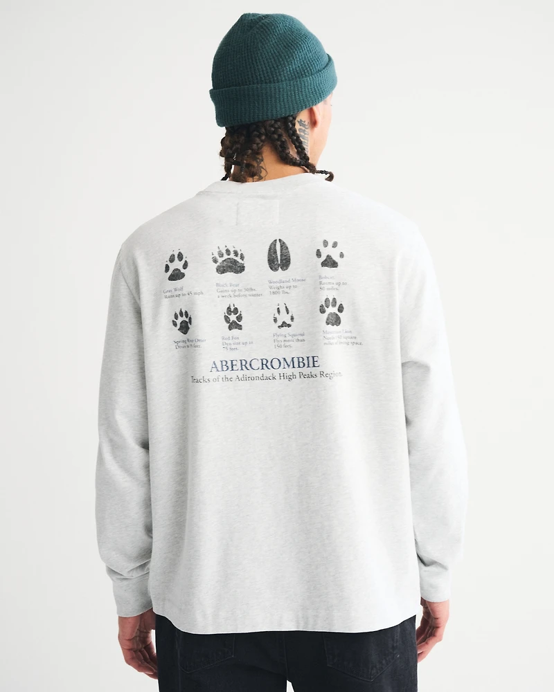 Long-Sleeve Graphic Logo Tee
