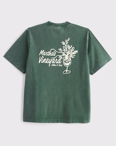 Premium Heavyweight 2.0 Martha's Vineyard Graphic Tee