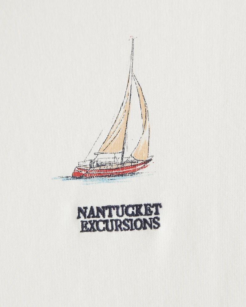 Long-Sleeve Premium Heavyweight 2.0 Nantucket Graphic Tee