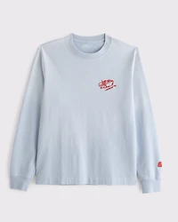 Sea Fade Long-Sleeve Premium Heavyweight 2.0 Lobster Roll Graphic Tee