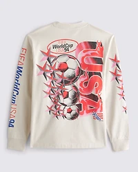 Long-Sleeve Premium Heavyweight 2.0 FIFA Graphic Tee