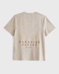 Linen-Blend Tee