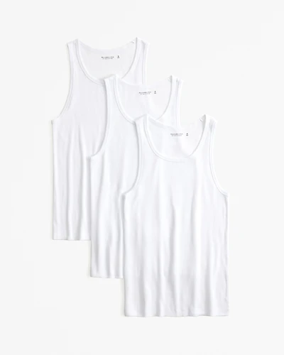 3-Pack Ribbed Tanks