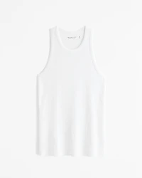 Essential Ribbed High-Neck Tank