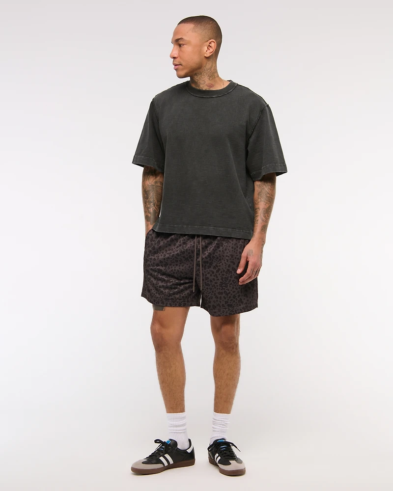 Premium Heavyweight Slub Cropped Tee