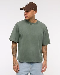 Premium Heavyweight Slub Cropped Tee