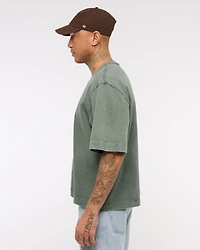 Premium Heavyweight Slub Cropped Tee