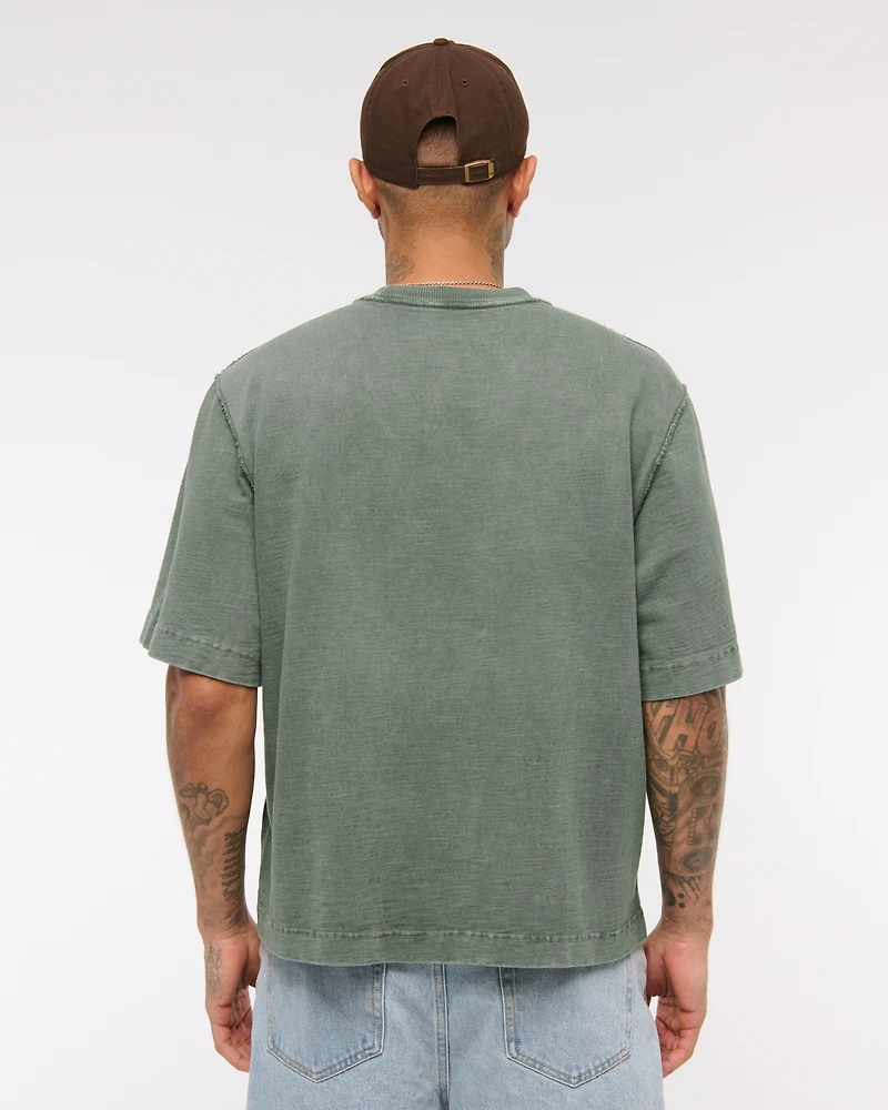 Premium Heavyweight Slub Cropped Tee