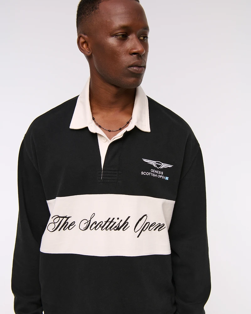 PGA Scottish Open Cropped Rugby Polo