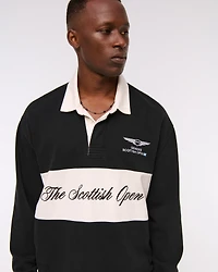 PGA Scottish Open Cropped Rugby Polo