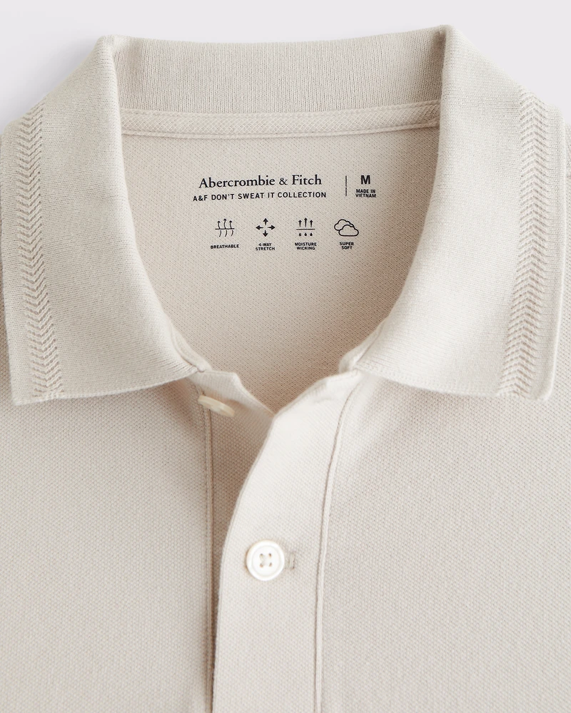 Textured Icon Don't Sweat It Polo