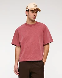Premium Heavyweight Slub Cropped Tee