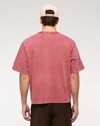Premium Heavyweight Slub Cropped Tee