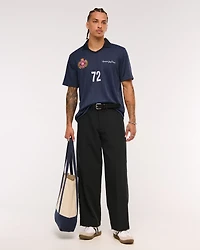 Random Golf Club Soccer Jersey-Inspired Polo