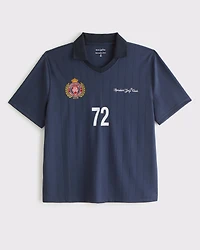 Random Golf Club Soccer Jersey-Inspired Polo