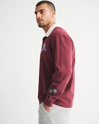 Long-Sleeve Rugby Polo