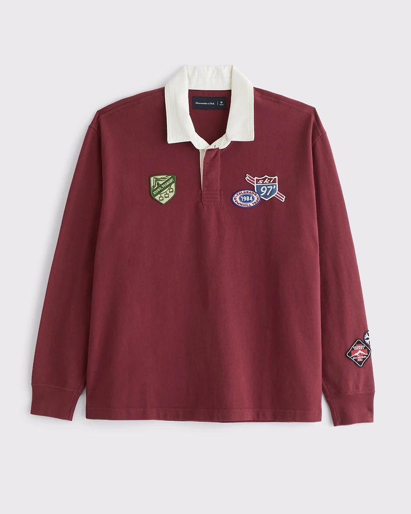 Long-Sleeve Rugby Polo