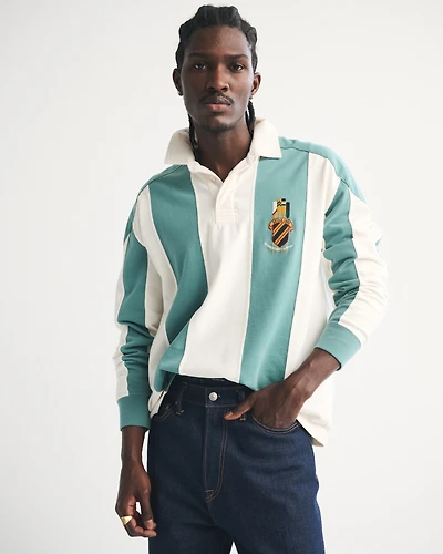 Long-Sleeve Rugby Polo