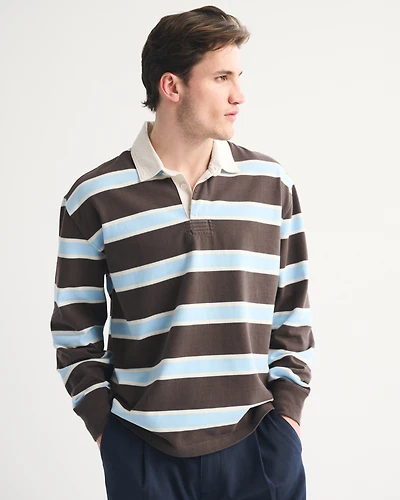 Long-Sleeve Rugby Polo