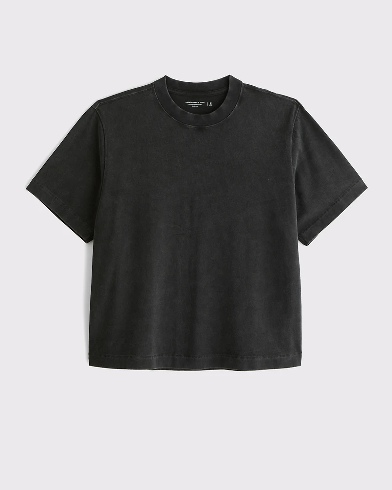 Premium Heavyweight Cropped Tee