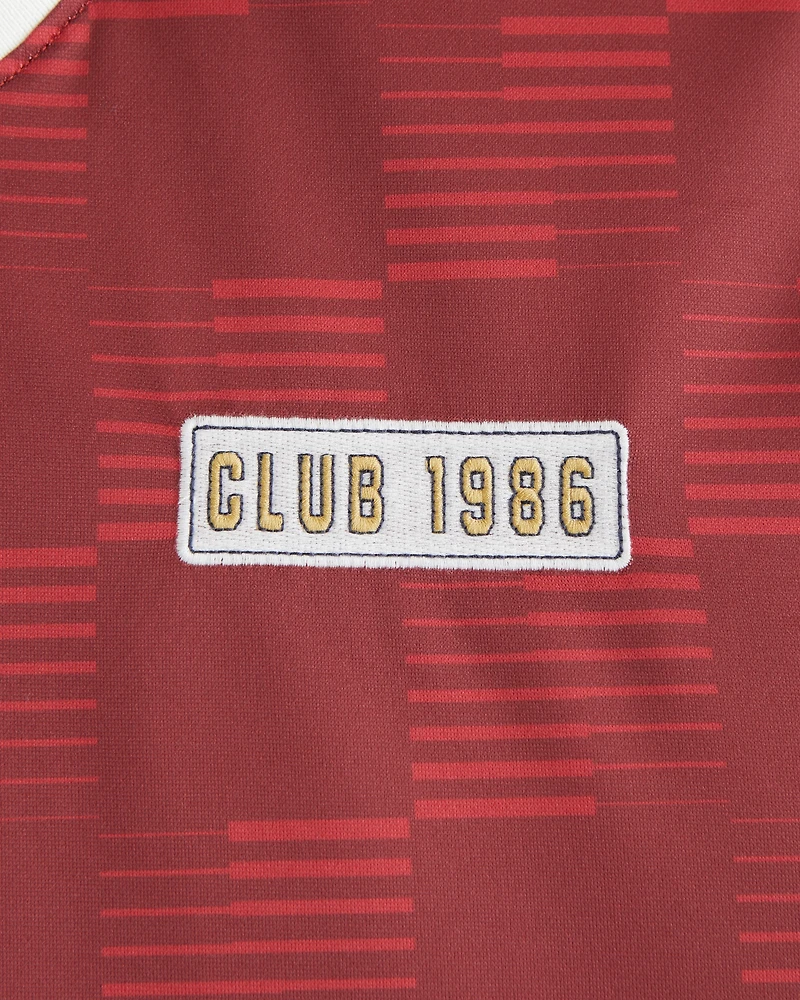 Soccer Jersey-Inspired Polo