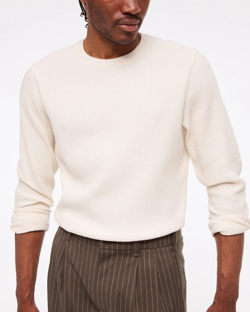 Long-Sleeve Classic Waffle Tee