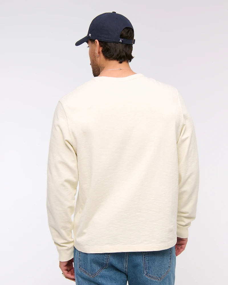 Long-Sleeve Premium Heavyweight Slub Tee