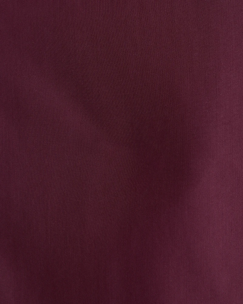 Long-Sleeve Cupro Button-Up Shirt