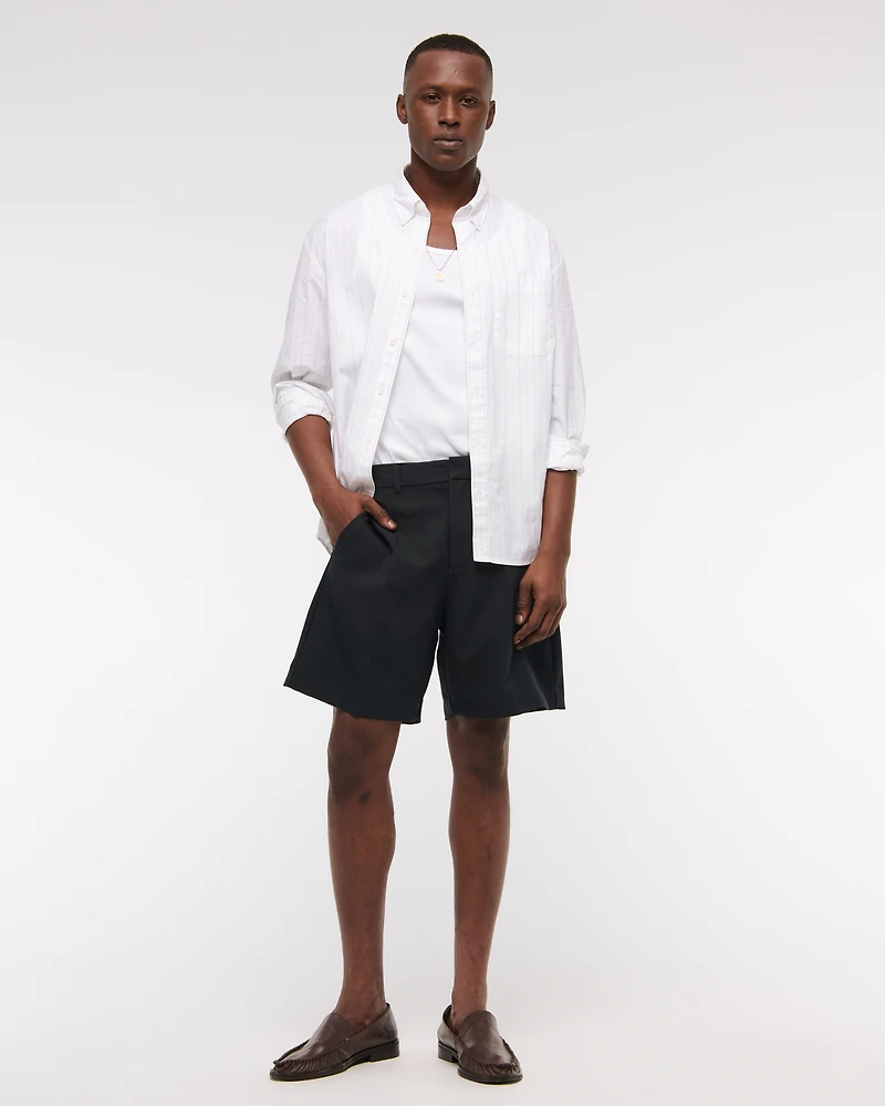 Poplin Button-Up Shirt