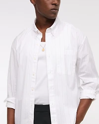 Poplin Button-Up Shirt