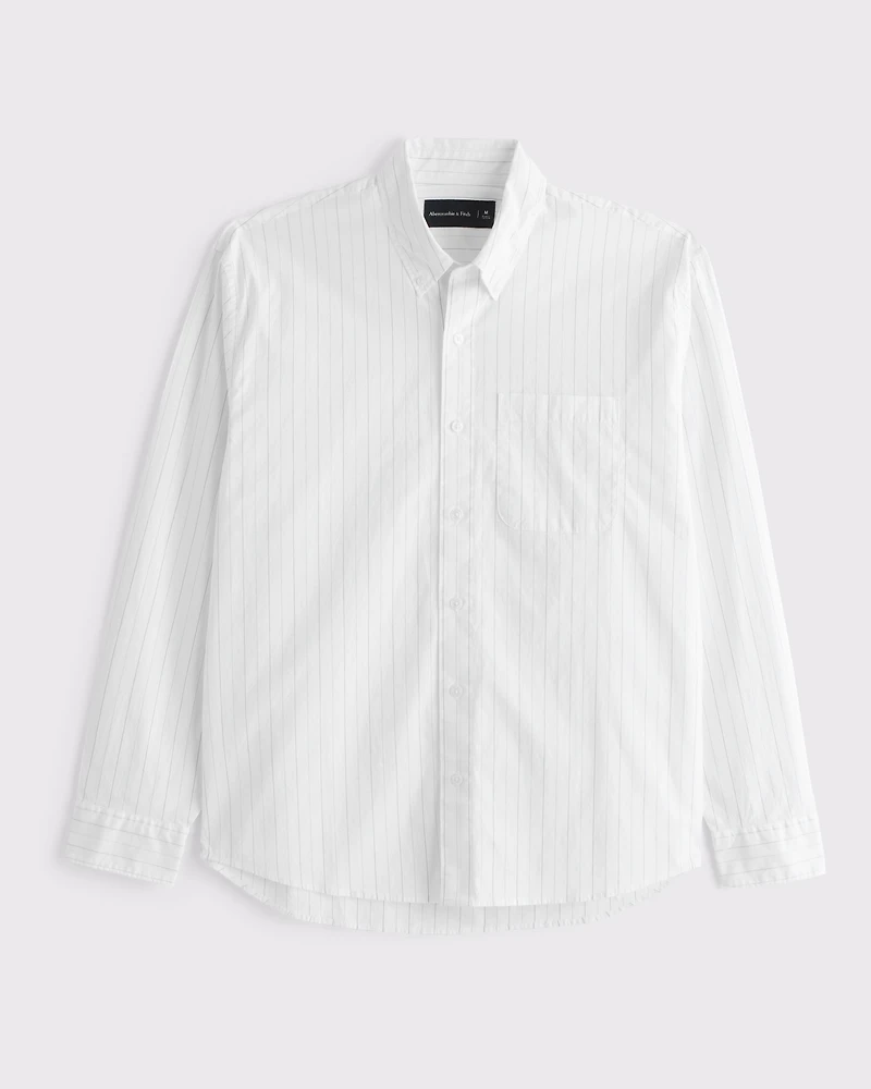 Poplin Button-Up Shirt