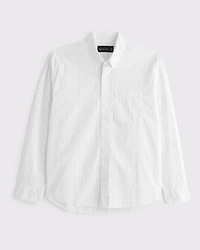 Poplin Button-Up Shirt