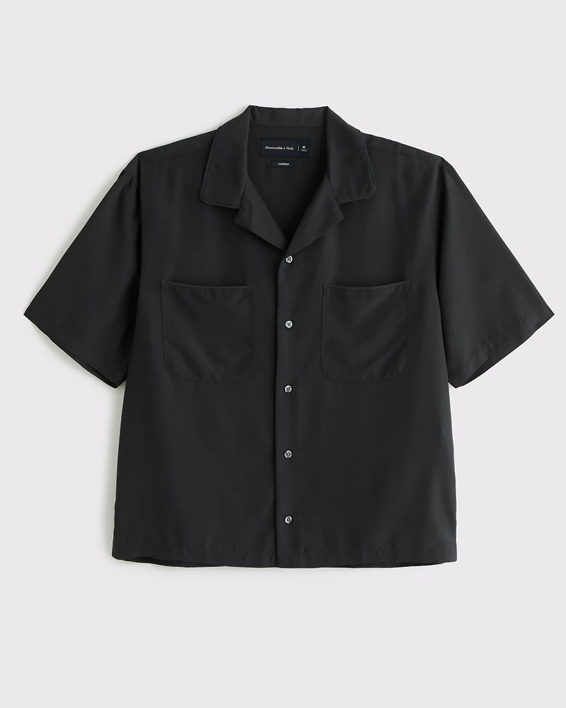 Camp Collar Cupro Shirt