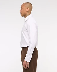 A&F Collins Slim Stretch Suiting Shirt