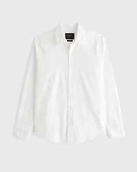 A&F Collins Slim Stretch Suiting Shirt