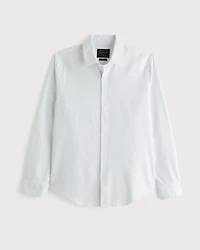 A&F Collins Slim Stretch Suiting Shirt