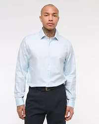 A&F Collins Slim Stretch Suiting Shirt