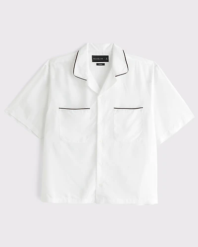 Camp Collar Cupro Shirt
