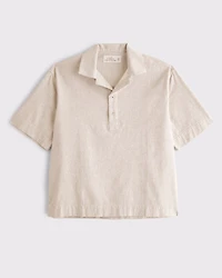 Summer Linen-Blend Popover