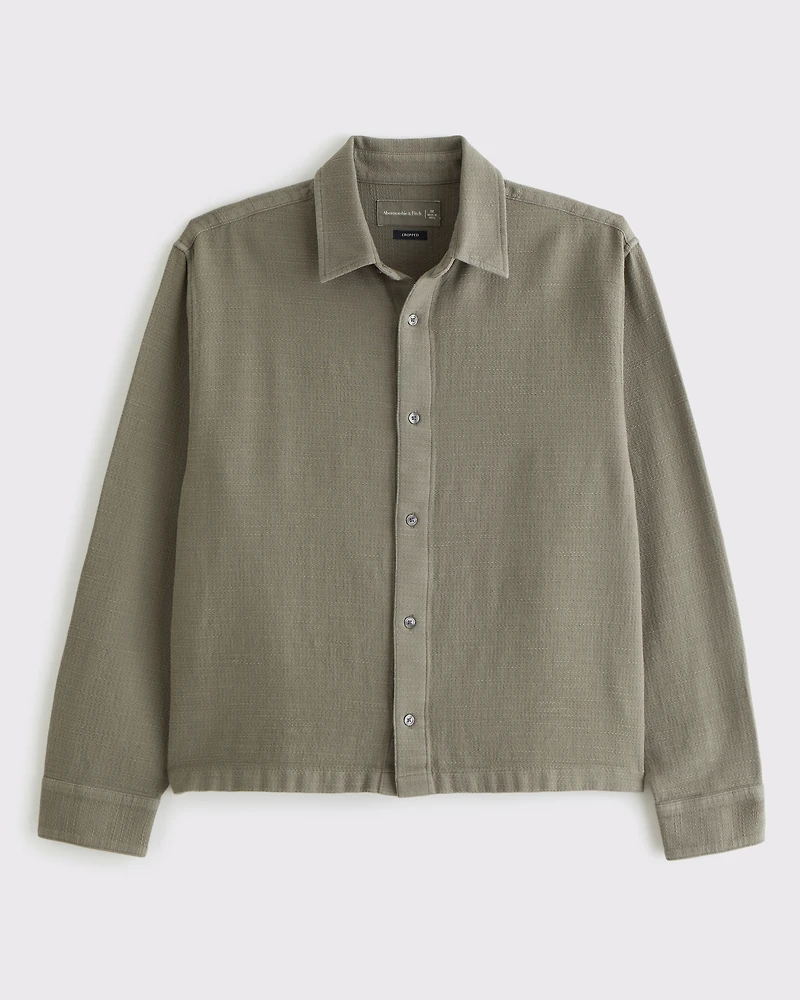 Slub Button-Up Shirt