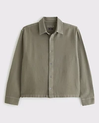 Slub Button-Up Shirt