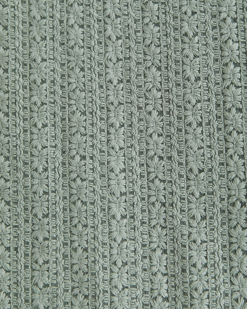 Camp Collar Lace Shirt